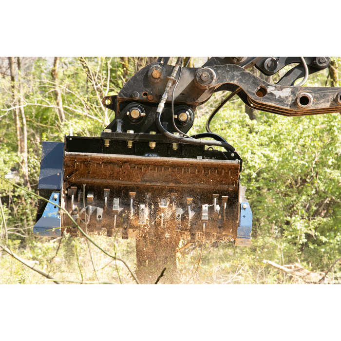 Blue Diamond Extreme-Duty Excavator Drum Mulcher – 40″–50″ Cutting Widths