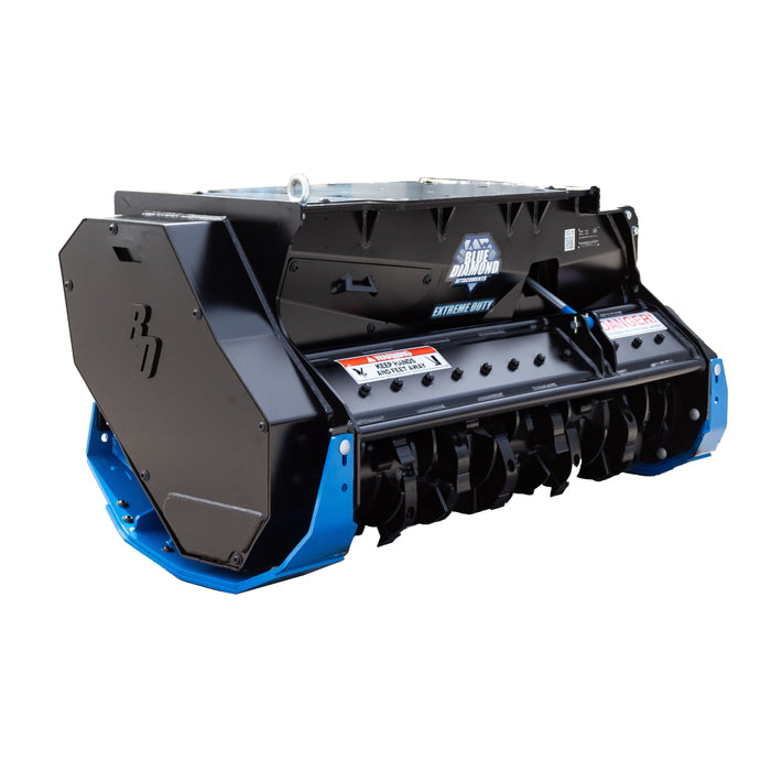 Blue Diamond Extreme-Duty Excavator Drum Mulcher – 40″–50″ Cutting Widths