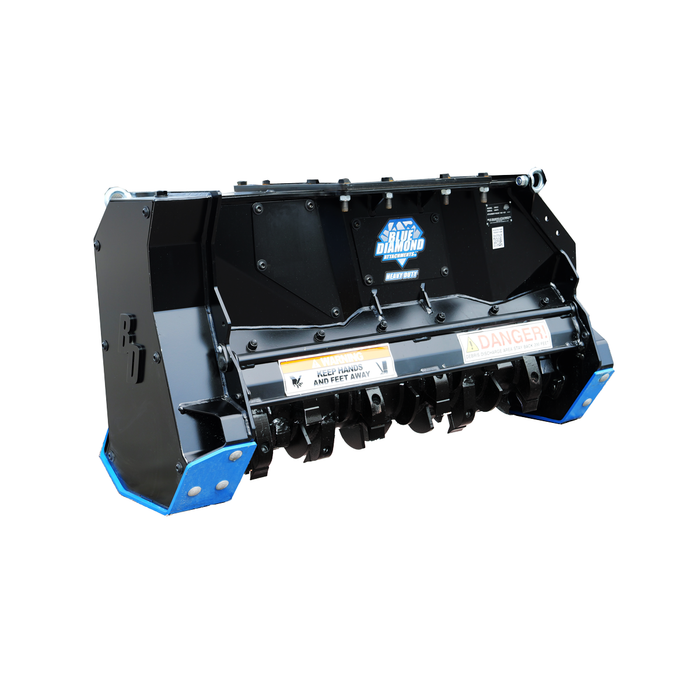 Blue Diamond Heavy-Duty Excavator Drum Mulcher – 30″-50″ Cutting Widths