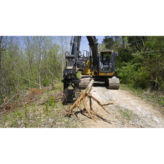 Blue Diamond Excavator Tree Grubber Attachment – Permanent Taproot Removal