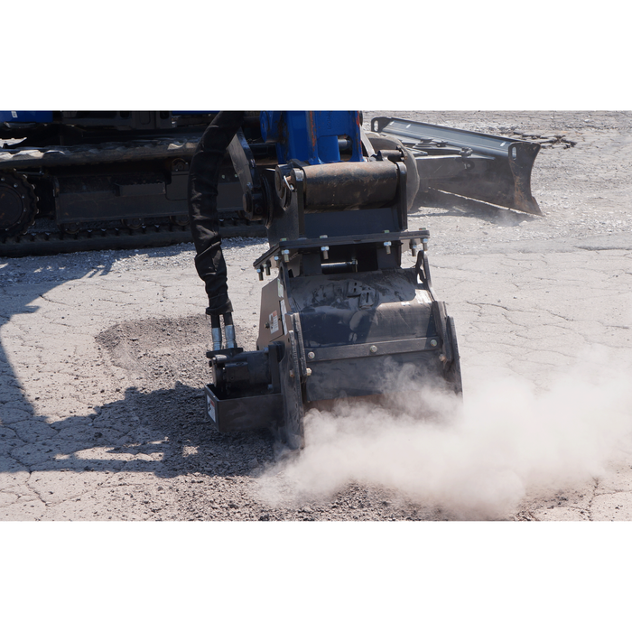 Blue Diamond Mini Excavator Cold Planer – 12″ & 16″, Direct Drive