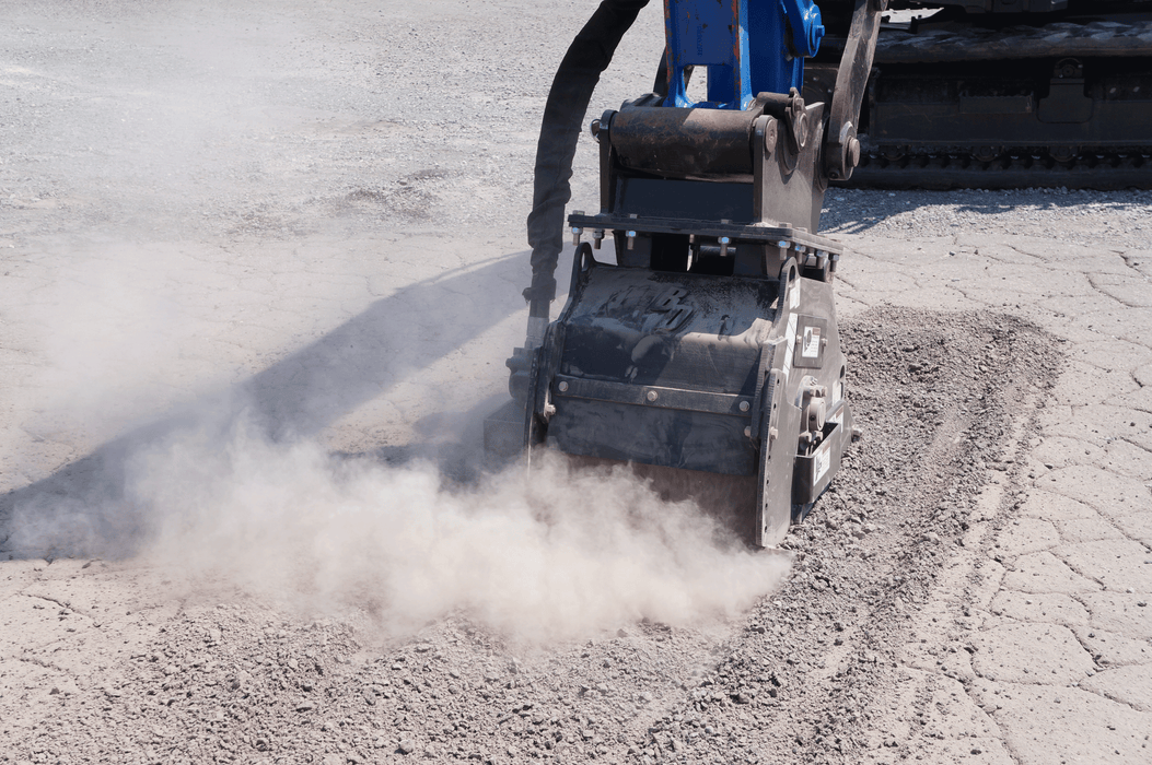 Blue Diamond Mini Excavator Cold Planer – 12″ & 16″, Direct Drive
