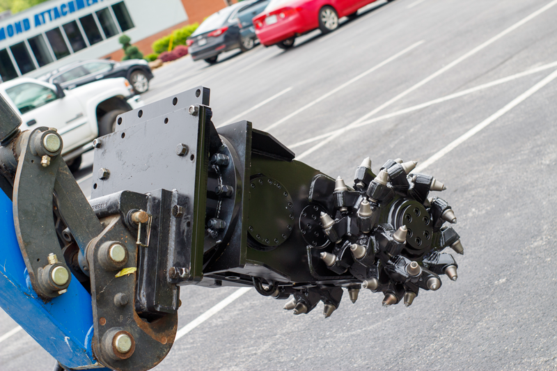 Blue Diamond Rock & Concrete Grinder Attachment – Excavator & Skid Steer Ready