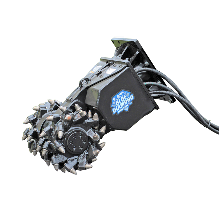 Blue Diamond Rock & Concrete Grinder Attachment – Excavator & Skid Steer Ready