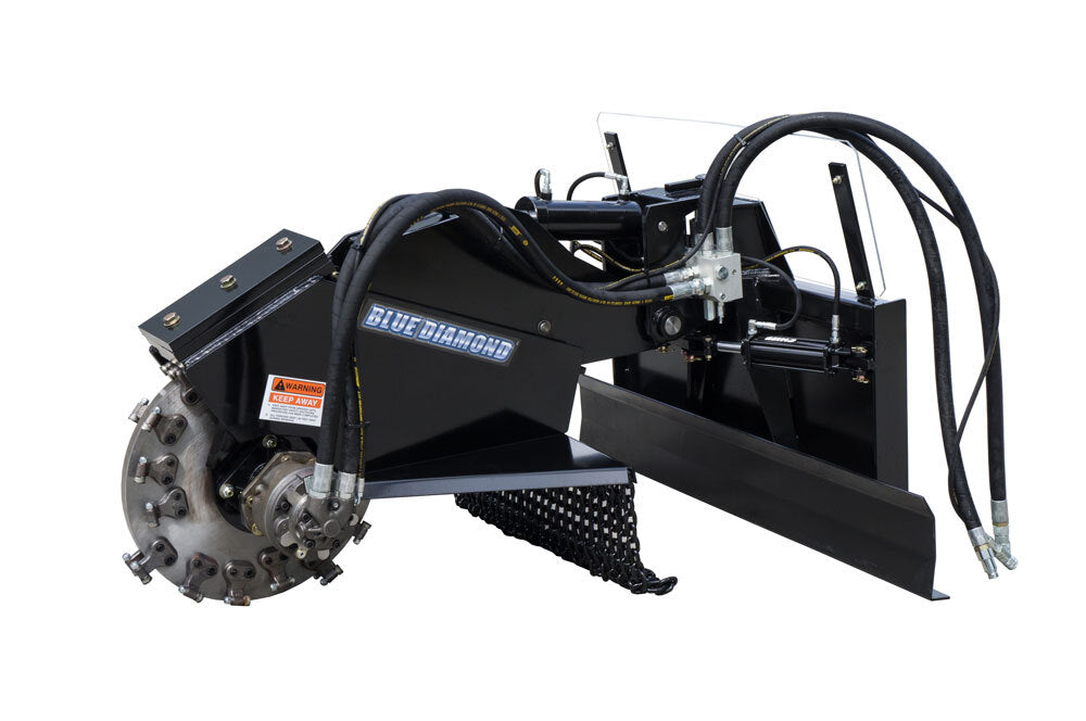 Stump Grinder | 29-33  GPM | Swing Arm | High Flow | Blue Diamond Attachments