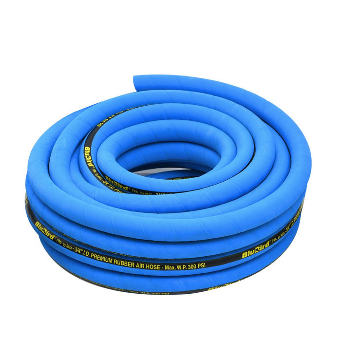 BluBird Rubber Air Hose Bulk 3/4" x 300'