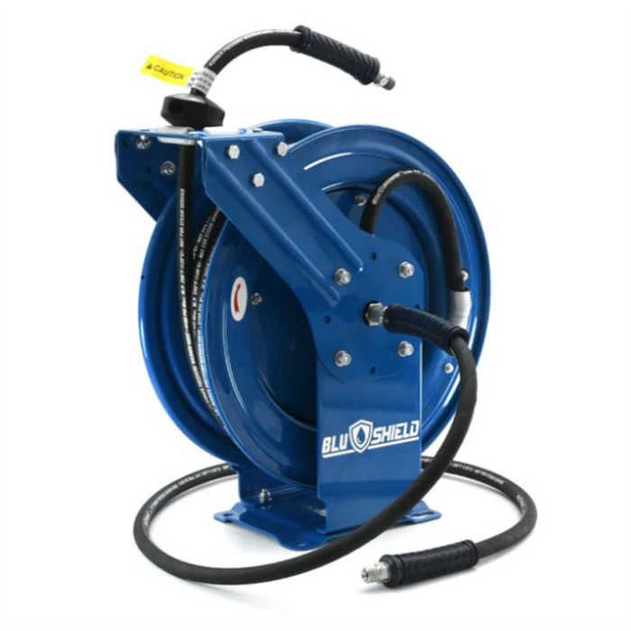 BluBird 3/8" x 100' Pressure Washer Non Marking Hose Reel BLBPWR38100-NM