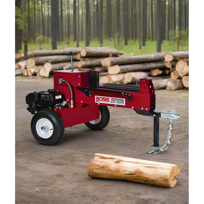 Gas Log Splitter | 20 Ton | Boss Industrial GD20T24