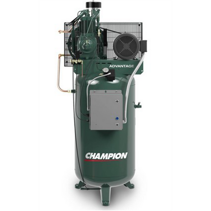Champion VR7F-8 7HP Air Compressor – 80 Gallon Tank | 230V 3 Phase Industrial Compressor | CHCADVA-S15