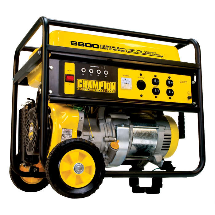 Champion 5500 Running / 6800 Starting Watt Portable Gas Generator Reliable Power | CMF41135