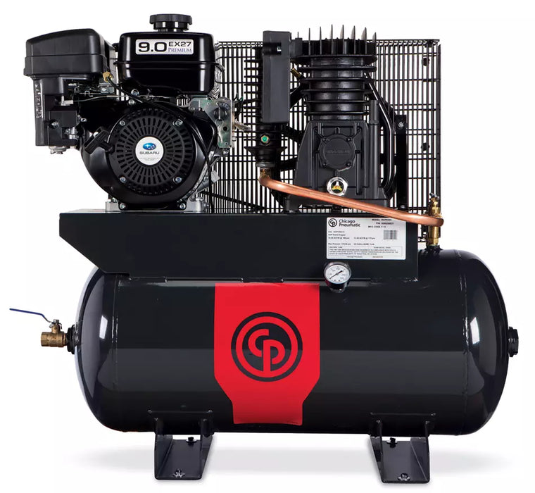 Chicago Pneumatic 12.75HP Kohler Gas Air Compressor 30 Gallon Horizontal Tank 22.4 CFM – CPCRCP-1230GK