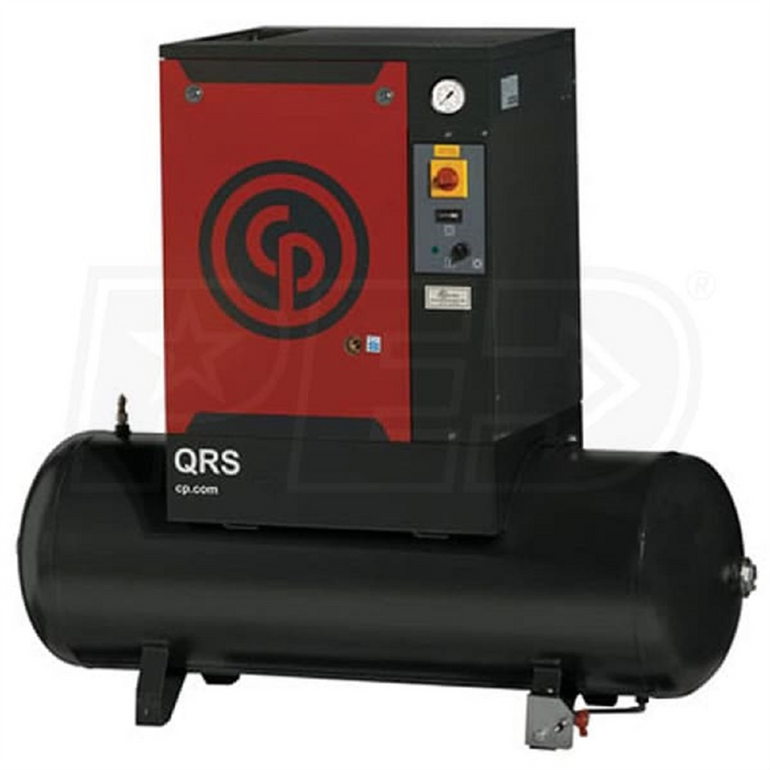 Chicago Pneumatic 7.5 HP 3-Phase 60-Gallon Rotary Screw Compressor – CPCQRS7.5HP3 | Industrial Air System