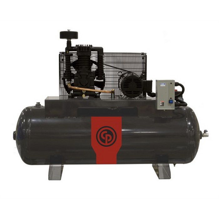 Chicago Pneumatic RCP-381HS 5HP Air Compressor – 208-230V Single Phase, Two-Stage 80 Gallon Horizontal (CPCRCP-381HS)