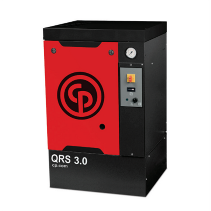 Chicago Pneumatic 3 HP 1-Phase Rotary Air Compressor with Dryer – 60-Gallon Tank | CPCQRS3.0HPD-1