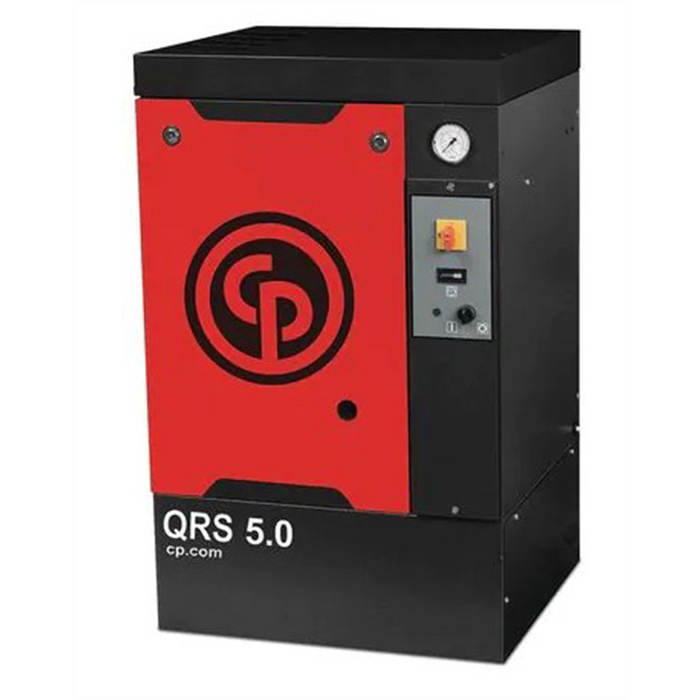 Chicago Pneumatic CPCQRS5.0HPD-1 5 HP 1-Phase Rotary Air Compressor with Dryer – Industrial Screw Compressor