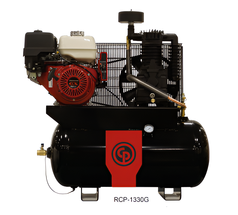 Chicago Pneumatic Gas-Driven Piston Compressors – 9-13 HP, 2-Stage Cas ...