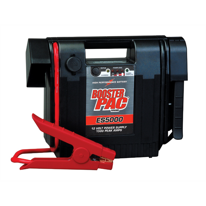Clore Automotive Booster PAC ES5000 1500 Peak Amp 12V Jump Starter – Professional Portable Battery Booster Pack | SOLES5000-PL25 (25 Count )