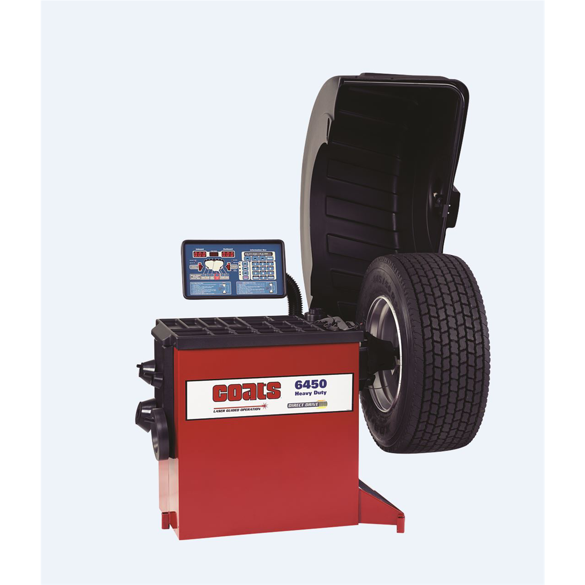 COATS 6450-2D Three Phase Heavy Duty Truck Wheel Balancer | 2D Digital ...
