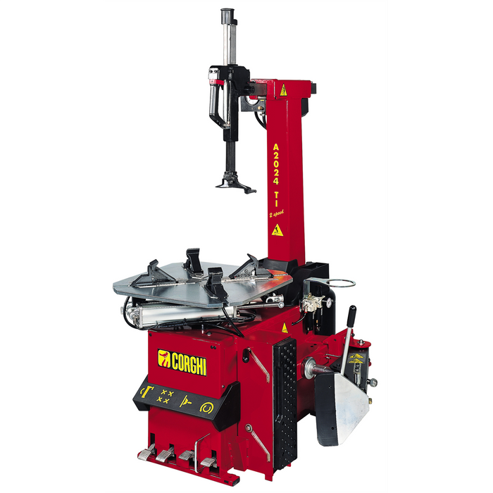 Corghi A2024TI Tilt-Back Rim Clamp Tire Changer COR0-11101274-00 – Electric Motor Professional Tire Machine
