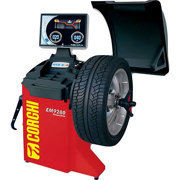 Corghi EM9280 Wheel Balancer COR0-21192811-00 – Automatic Tire Balancing Machine for Professional Workshops