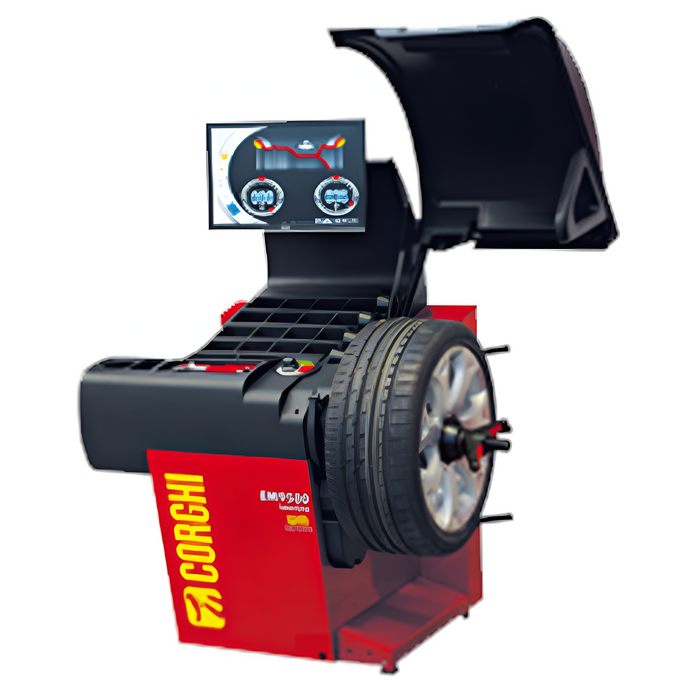 Corghi EM9580 Plus Laserline Wheel Balancer COR0-21109587-00 – Automatic Tire Balancing Machine with Laser Precision