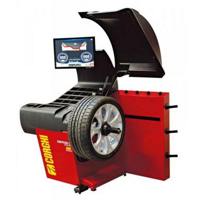 Corghi EM9980-C Wheel Balancer COR0-21109984-00 – Automatic Diagnostic Balancing Machine with Laser Precision