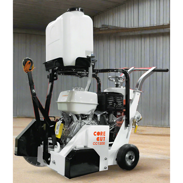 Walk Behind Saw | 8.5 HP | Honda GX270 Gas | 14" Guard | Diamond Products