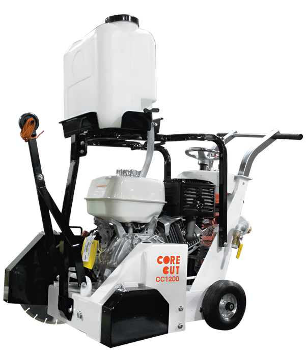 Walk Behind Saw | 8.5 HP | Honda GX270 Gas | 14" Guard | Diamond Products