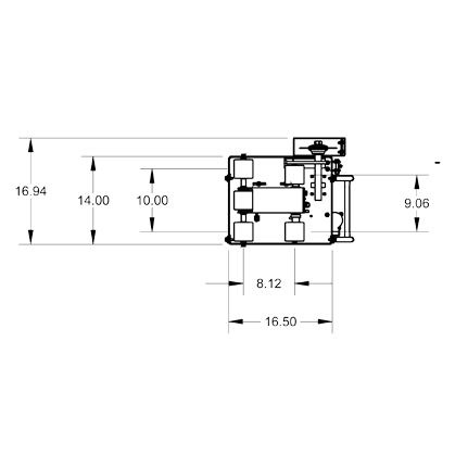 Walk Behind Saw | 7.5HP | 460V | Baldor Electric | 20" Guard | Diamond Products