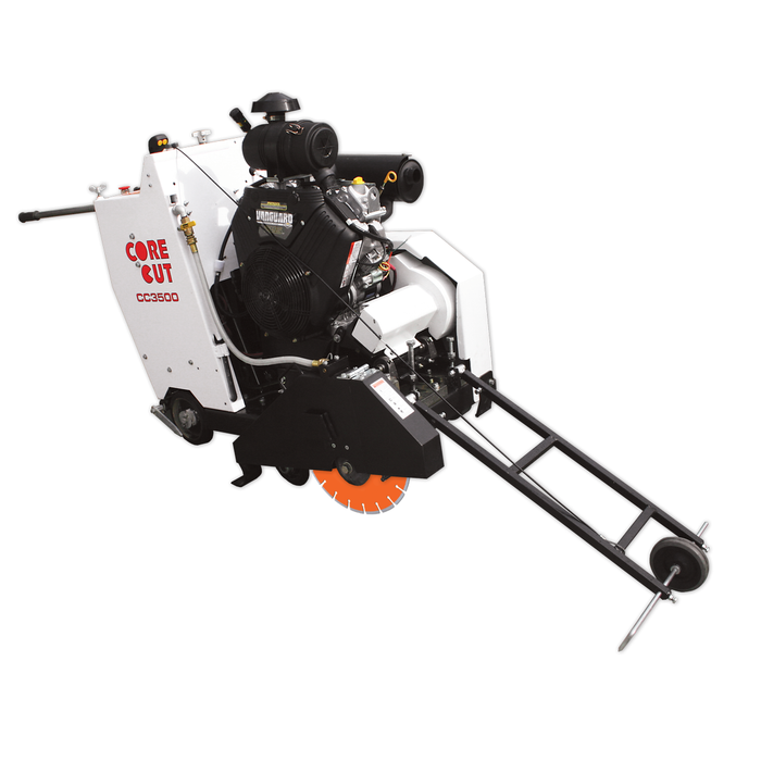 Walk Behind Saw | 35HP | Briggs Vanguard Gas | 14" Guard | Diamond Products