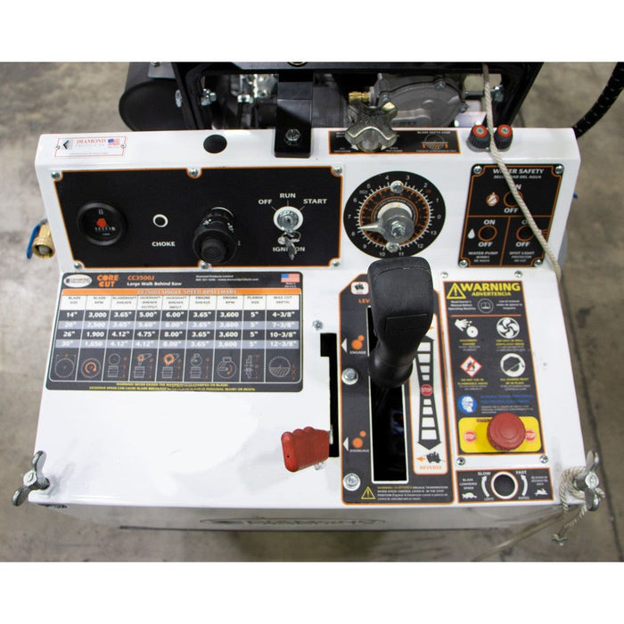 Walk Behind Propane Saw | 35HP | Briggs Vanguard | 14" Guard | Diamond Products