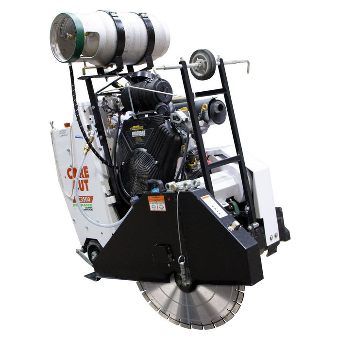 Walk Behind Propane Saw | 35HP | Briggs Vanguard | 14" Guard | Diamond Products