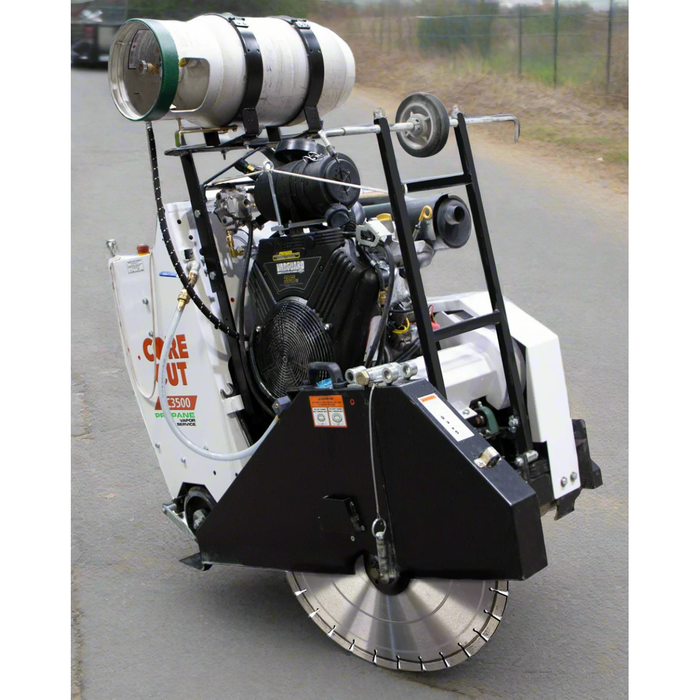 Walk Behind Propane Saw | 35HP | Briggs Vanguard | 14" Guard | Diamond Products