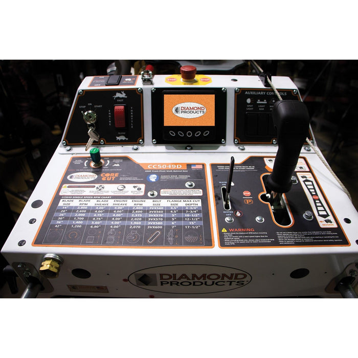 Front Pivot Saw | 48HP | Cat Diesel | 2.2L | 14'' Guard | Diamond Products