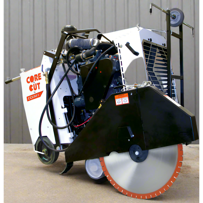 Walk Behind Saw | 61HP | Kubota Gasoline | 14" Guard | Diamond Products