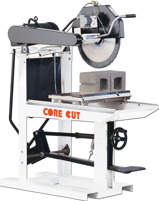 Rugged Block Saw | 5HP | Electric | 20'' Guard with water Pump | Diamond Products