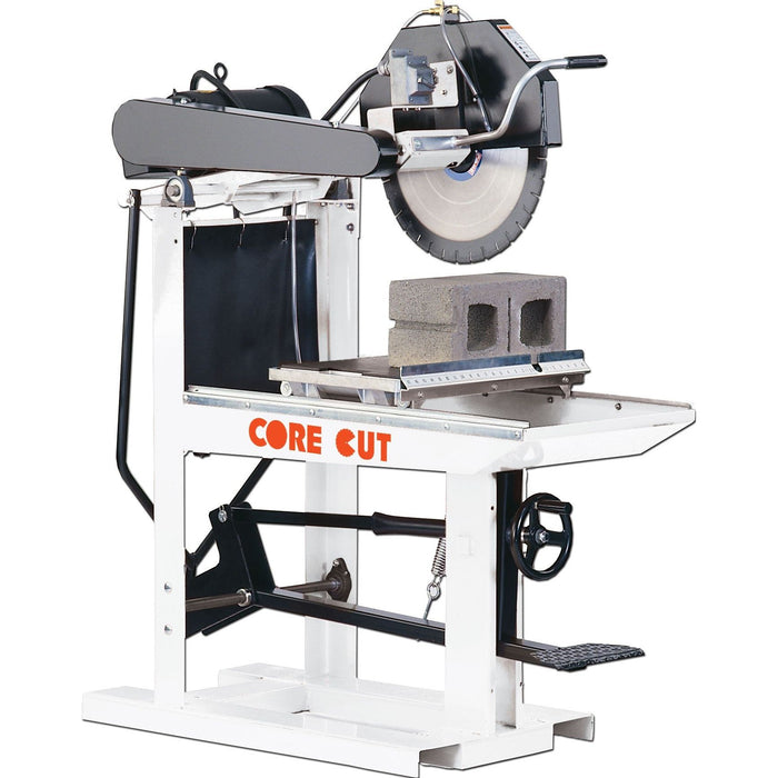 Rugged Block Saw | 5HP | Electric | 20'' Guard with water Pump | Diamond Products