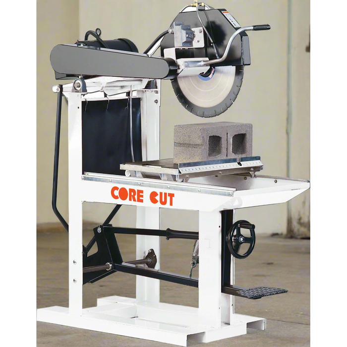 Rugged Block Saw | 5HP | Electric | 20'' Guard with water Pump | Diamond Products