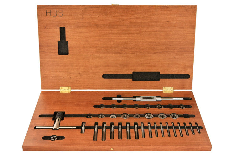 HSS-Tap & HEX Die Set | 36PC | Drillco 2000H38