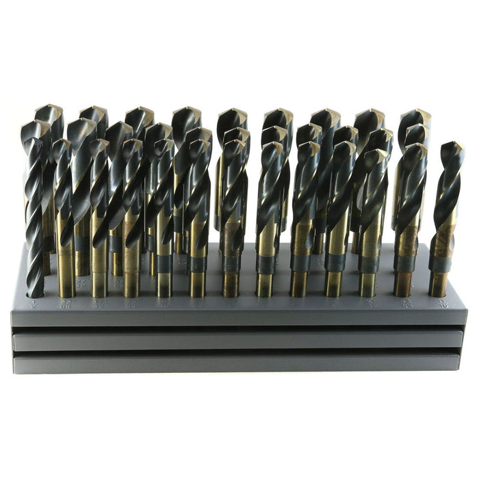 32 Pc S&D IMP FLT STD Set 1/2-1 with Drill  | Drillco 1000EF32