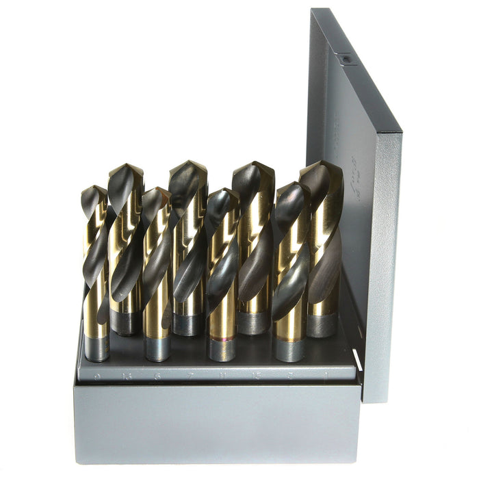 8PC COB S&D Drill Set 9/16-1 By 16ths | Drillco 1000C8