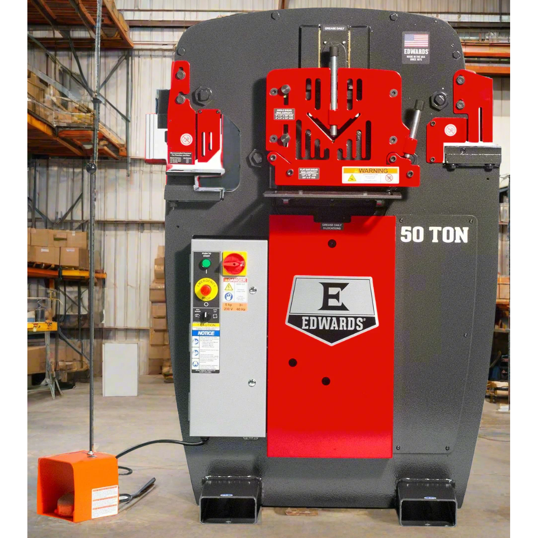 Ironworker | 50 Ton | With Powerlink | Edwards ED9-IW50-3P208-A — Prime ...