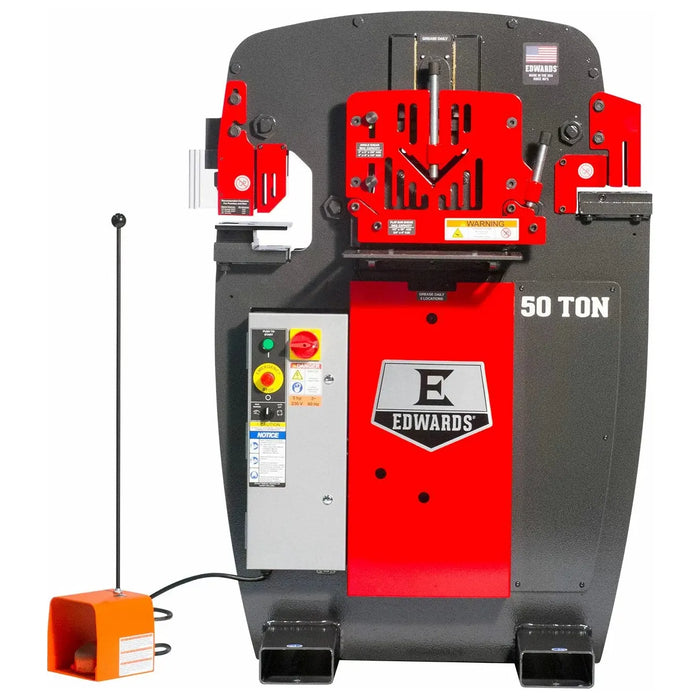 Ironworker | 50 Ton | With Powerlink | Edwards ED9-IW50-3P208-A