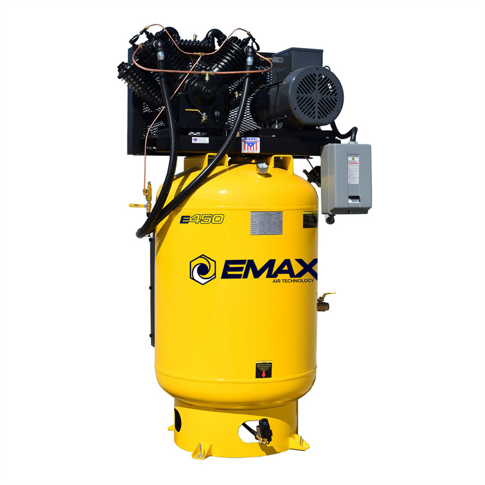Emax Compressor 10HP 1PH 120 Gal. Vert. Air Compressor EMXESP10V120V1