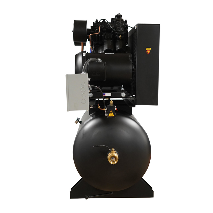 Emax Compressor  20 HP 2 Stg 3 Ph Horizontal 120 Gal EMXEP20H120V3