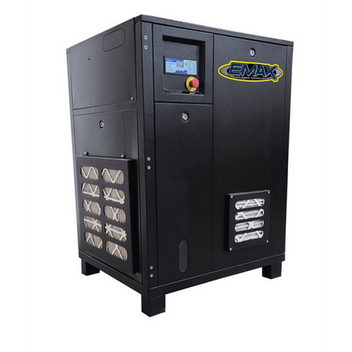 Emax Compressor 7.5HP 1PH Industrial Rotary Screw Compressor-Cabinet Only EMXERI0070001