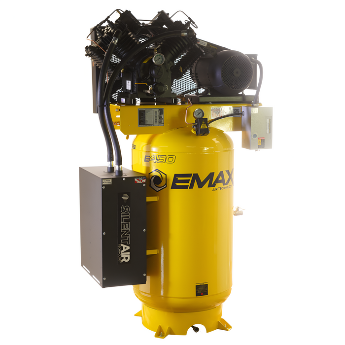 Emax Compressor 7.5 HP 2 Stage 1 Ph Vertical 80 Gallon EMXESP07V080V1