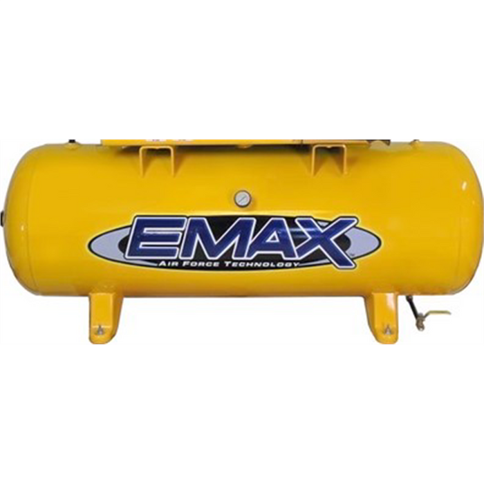 Emax Compressor Horizontal Tank w/ Paint And Decals; 120 Gallon EMXTANK120H03