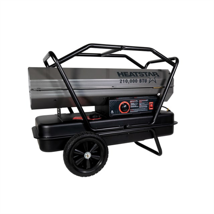 Enerco Group Inc. HD Kerosene Forced Air Heater, 210K BTU/HR HETF105504