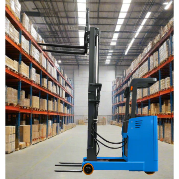 Electric Stand-Up Movable Mast Truck | 2600 lbs | 24V | Eoslift LF12